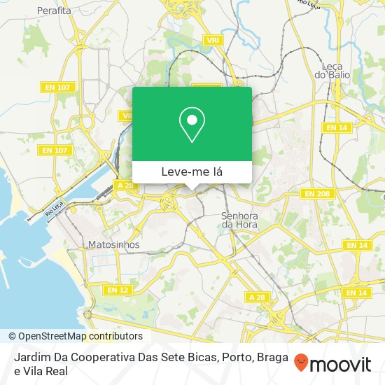 Jardim Da Cooperativa Das Sete Bicas mapa