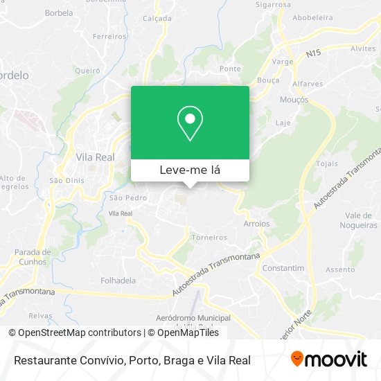 Restaurante Convívio mapa