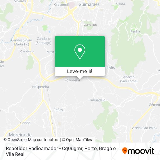 Repetidor Radioamador - Cq0ugmr mapa