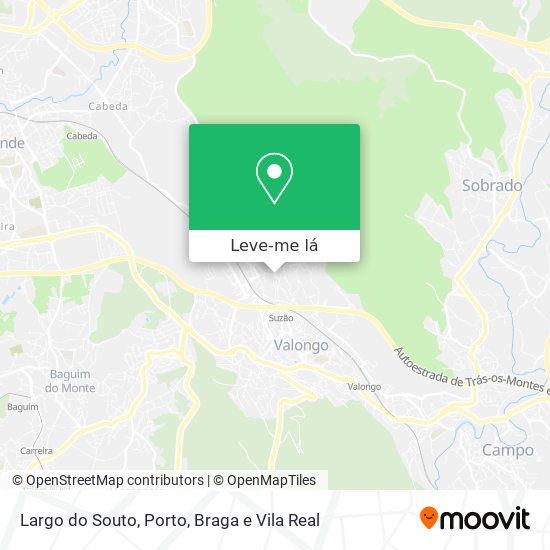 Largo do Souto mapa