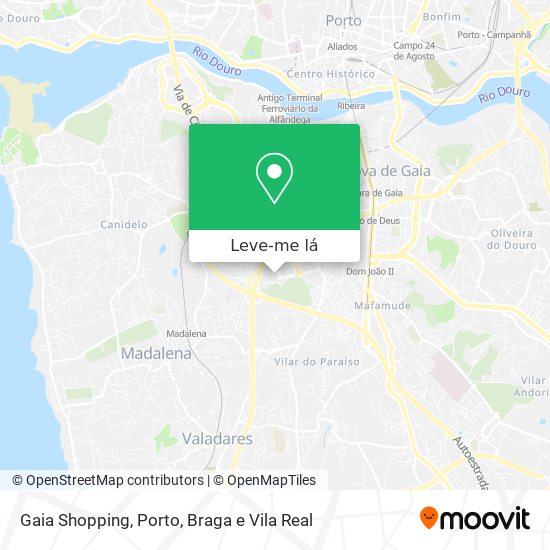 Gaia Shopping mapa