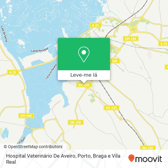 Hospital Veterinário De Aveiro mapa