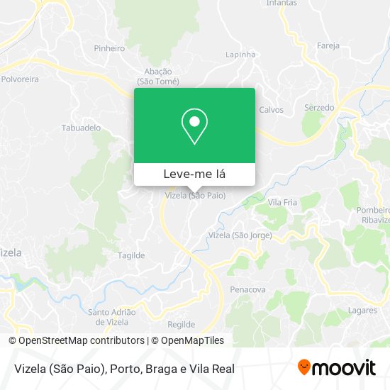 Vizela (São Paio) mapa