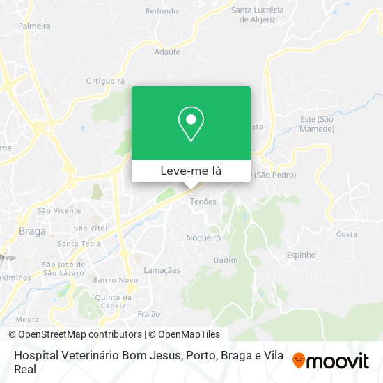 Hospital Veterinário Bom Jesus mapa