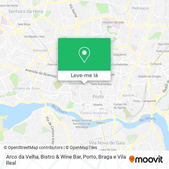 Arco da Velha, Bistro & Wine Bar mapa