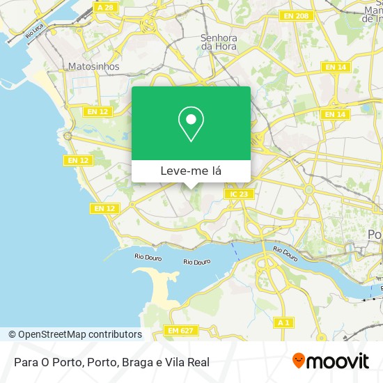 Para O Porto mapa