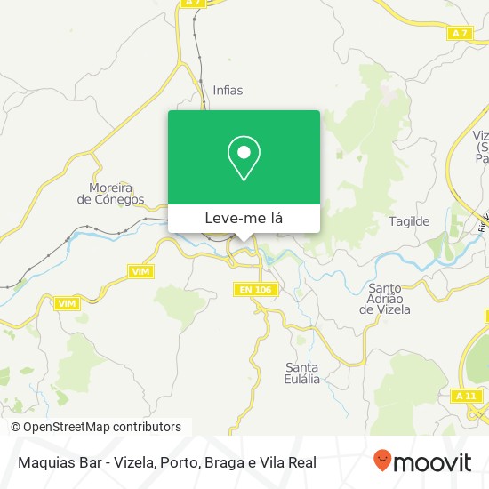 Maquias Bar - Vizela mapa