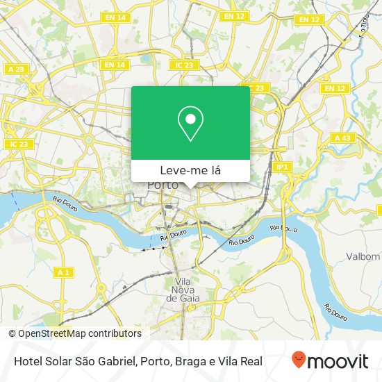 Hotel Solar São Gabriel mapa