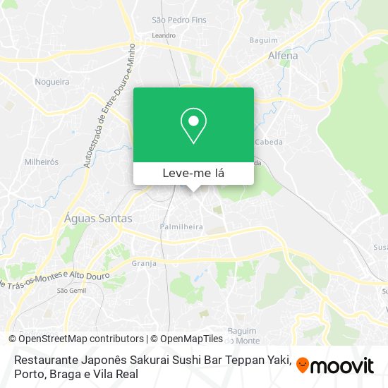 Restaurante Japonês Sakurai Sushi Bar Teppan Yaki mapa