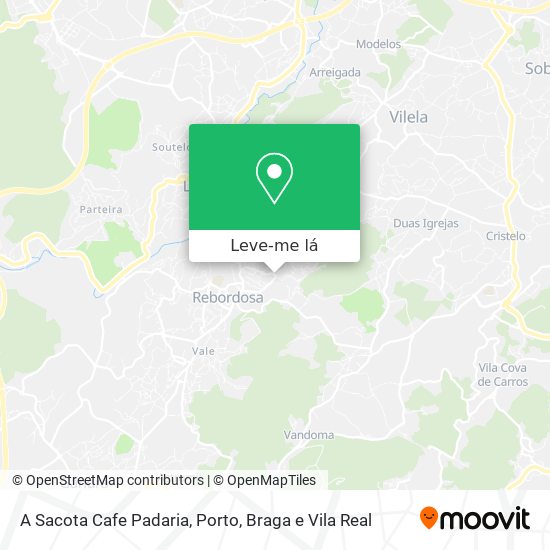 A Sacota Cafe Padaria mapa