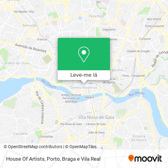 House Of Artists mapa