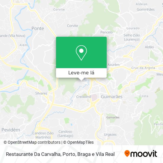 Restaurante Da Carvalha mapa