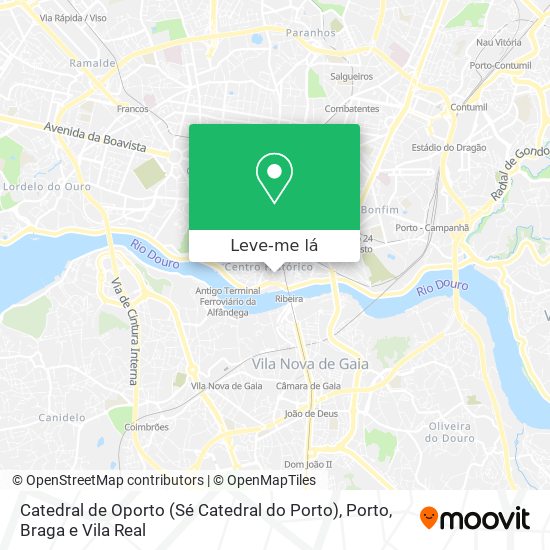 Catedral de Oporto (Sé Catedral do Porto) mapa