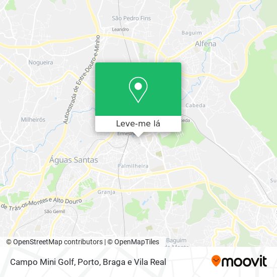 Campo Mini Golf mapa