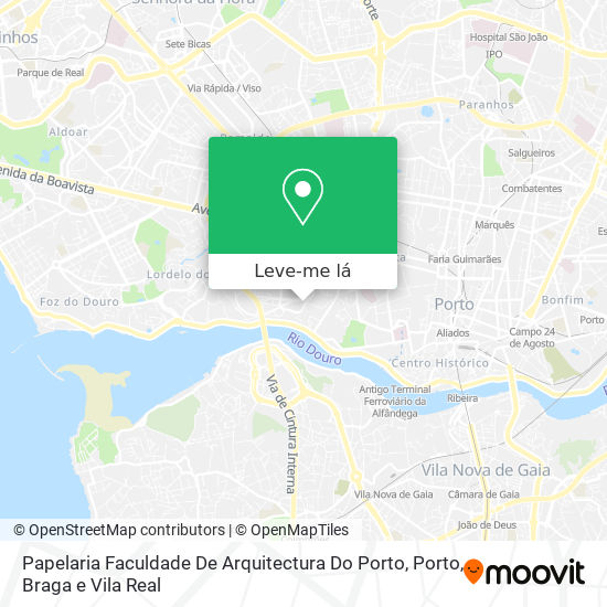 Papelaria Faculdade De Arquitectura Do Porto mapa