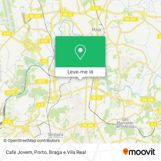 Café Jovem mapa