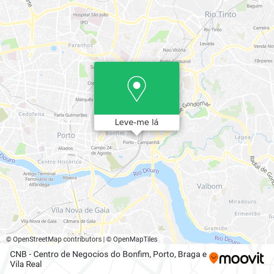 CNB - Centro de Negocios do Bonfim mapa
