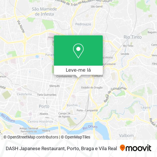 DASH Japanese Restaurant mapa