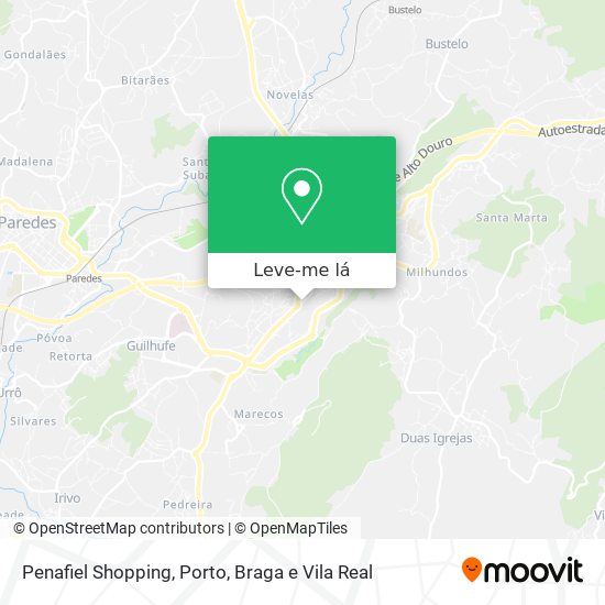 Penafiel Shopping mapa