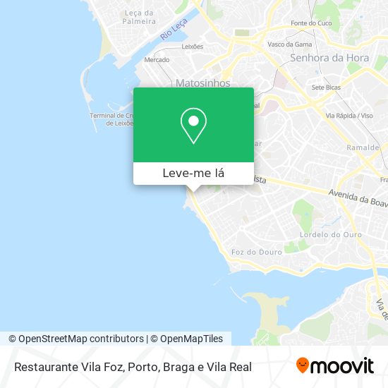 Restaurante Vila Foz mapa
