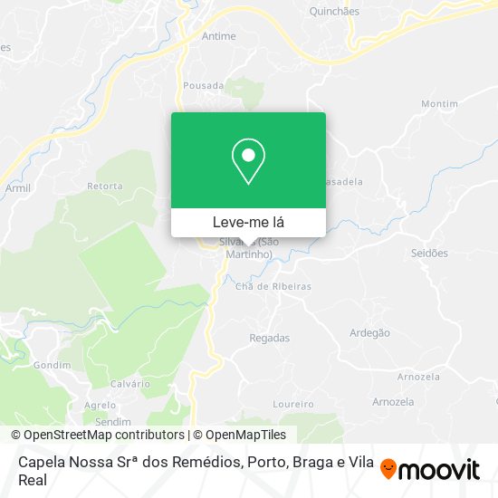 Capela Nossa Srª dos Remédios mapa