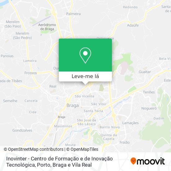 Inovinter - Centro de Formação e de Inovação Tecnológica mapa