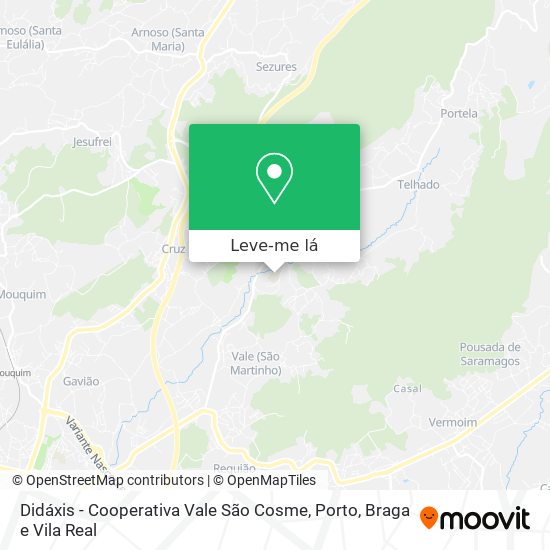 Didáxis - Cooperativa Vale São Cosme mapa
