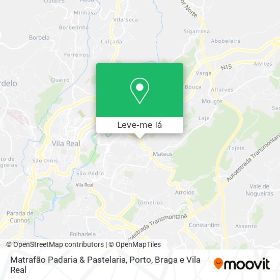 Matrafão Padaria & Pastelaria mapa