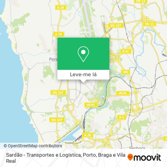 Sardão - Transportes e Logística mapa