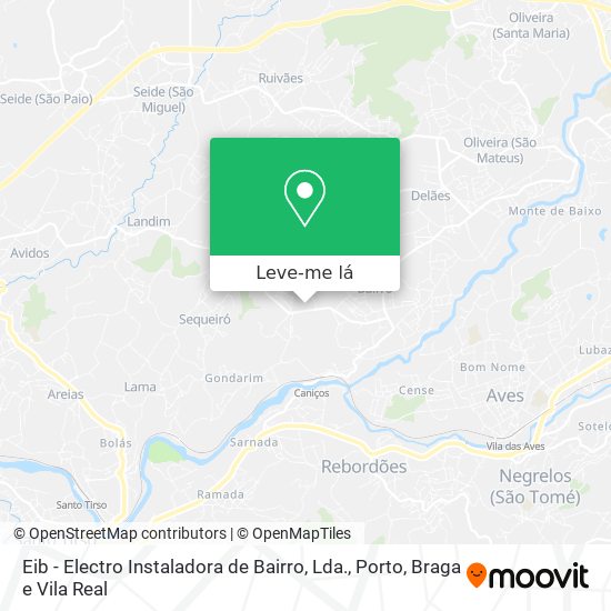 Eib - Electro Instaladora de Bairro, Lda. mapa