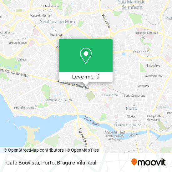 Café Boavista mapa