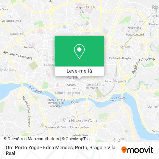 Om Porto Yoga - Edna Mendes mapa