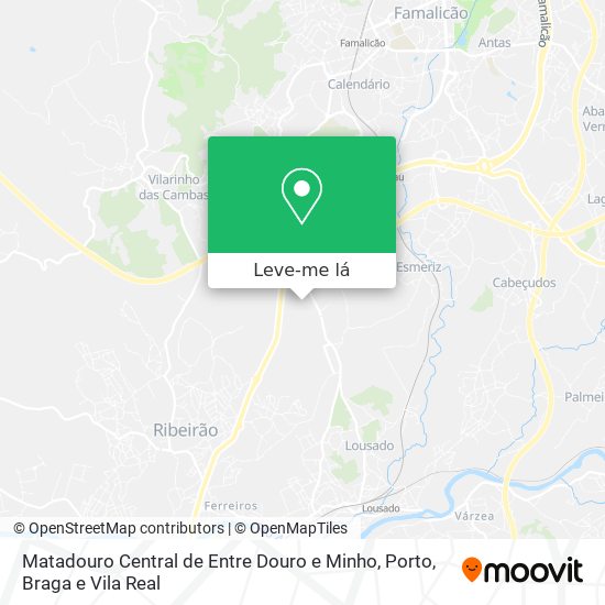 Matadouro Central de Entre Douro e Minho mapa