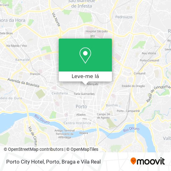 Porto City Hotel mapa