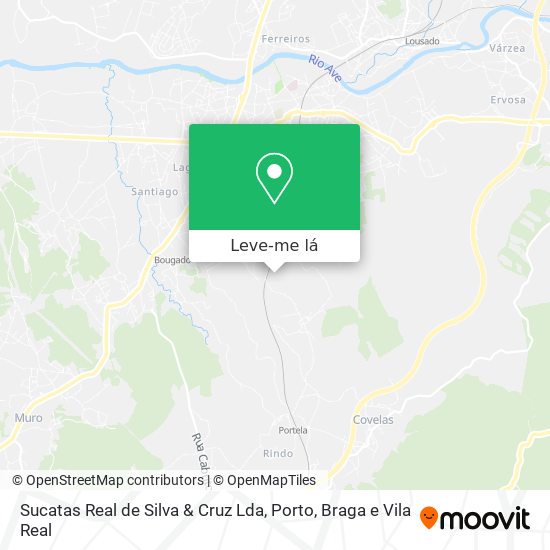 Sucatas Real de Silva & Cruz Lda mapa