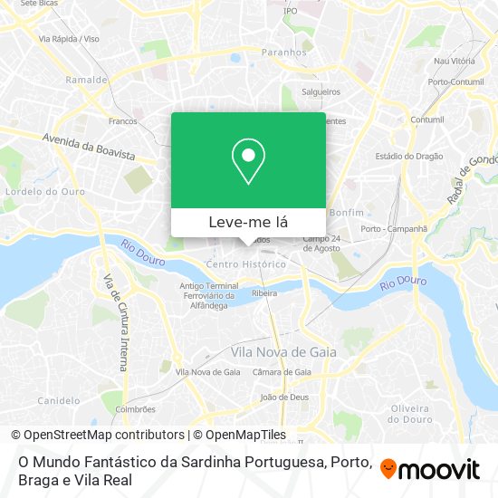 O Mundo Fantástico da Sardinha Portuguesa mapa