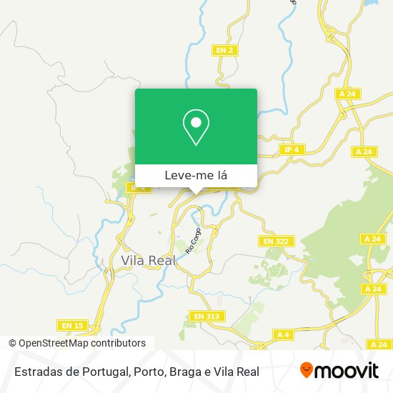 Estradas de Portugal mapa