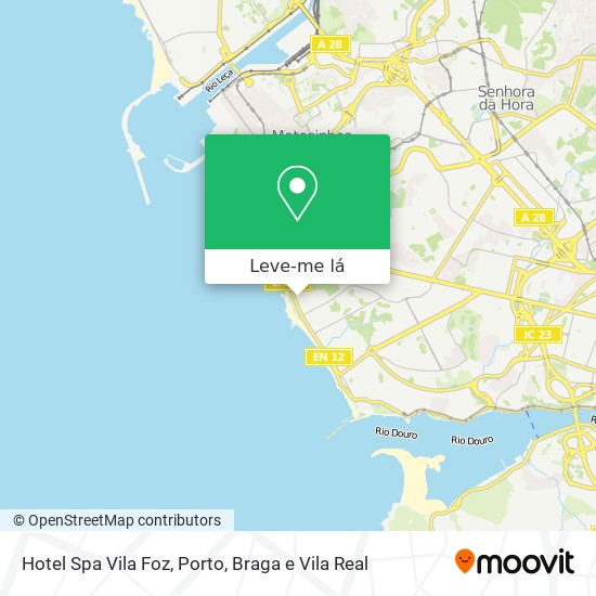 Hotel Spa Vila Foz mapa