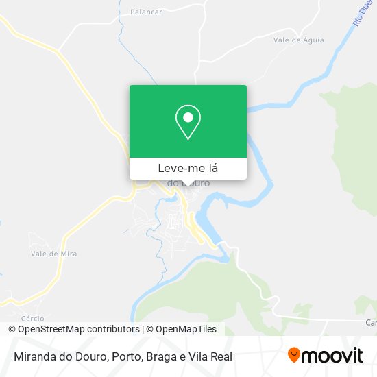 Miranda do Douro mapa
