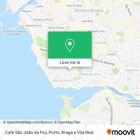 Café São João da Foz mapa