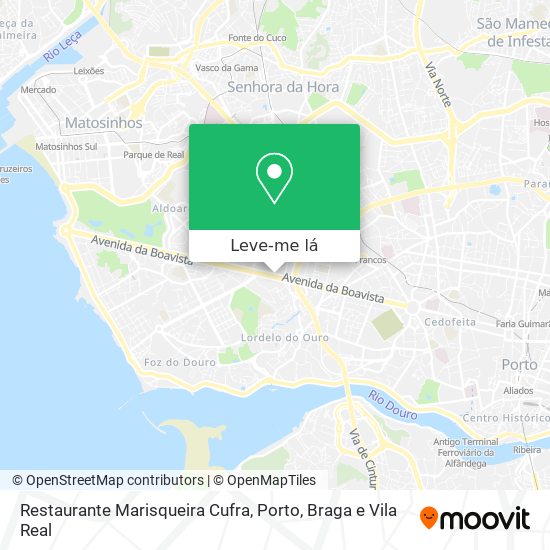 Restaurante Marisqueira Cufra mapa