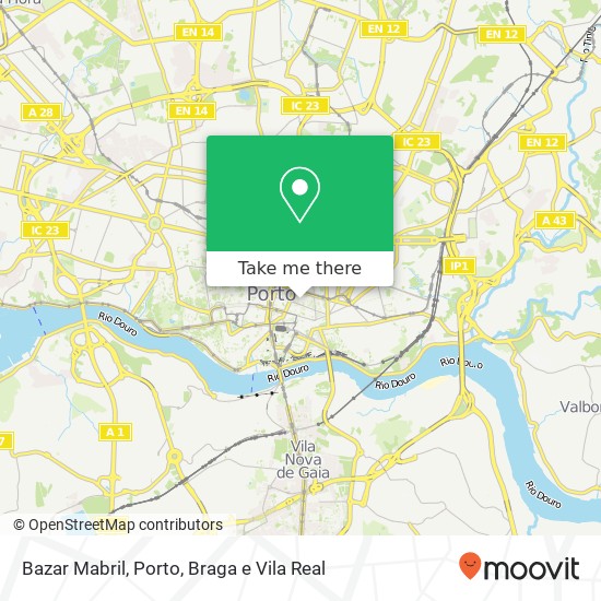 Bazar Mabril mapa