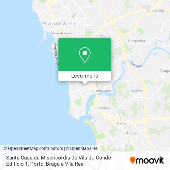 Santa Casa da Misericórdia de Vila do Conde-Edifício 1 mapa