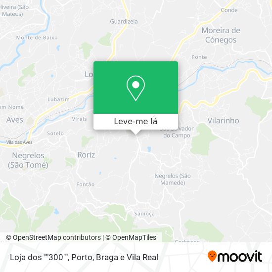 Loja dos ""300"" mapa