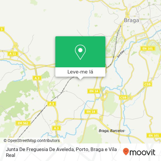 Junta De Freguesia De Aveleda mapa