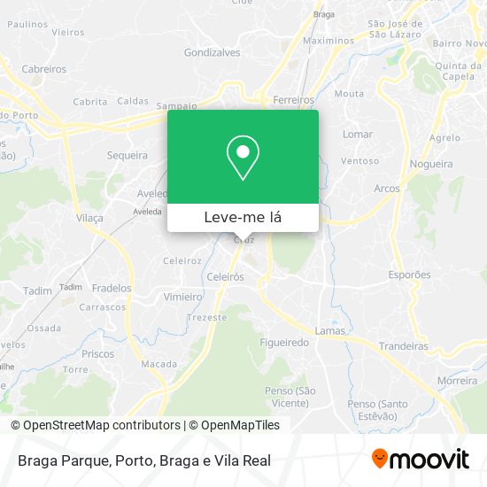 Braga Parque mapa