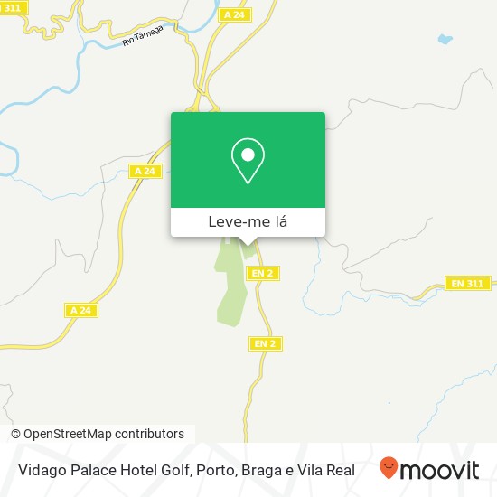 Vidago Palace Hotel Golf mapa