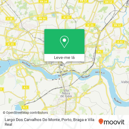 Largo Dos Carvalhos Do Monte mapa