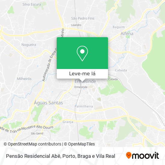 Pensão Residencial Abê mapa