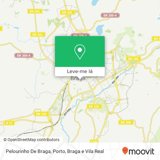 Pelourinho De Braga mapa